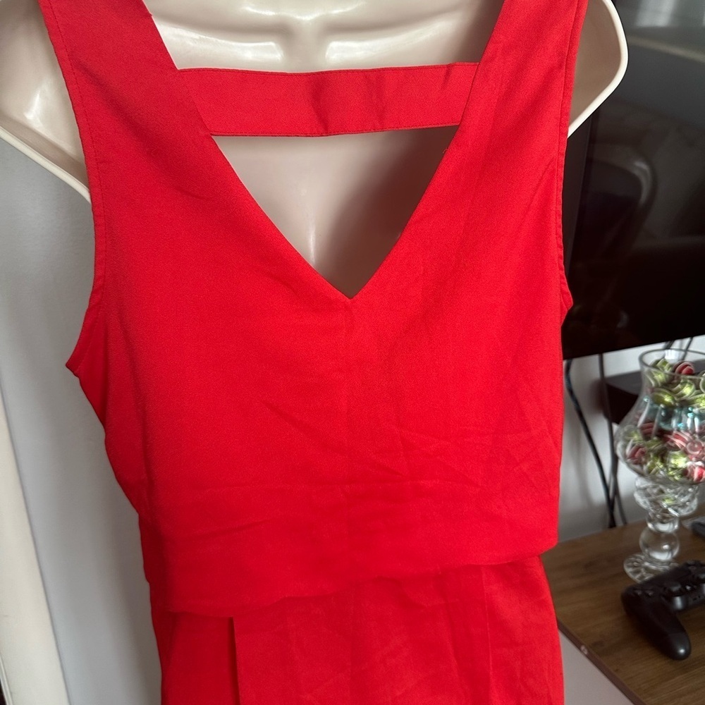 Double Zero Red Sleeveless Dress size Large - Picture 4 of 7